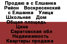 Продаю в с.Елшанка › Район ­ Воскресенский с.Елшанка › Улица ­ Школьная › Дом ­ 42 › Общая площадь ­ 29 › Цена ­ 650 000 - Саратовская обл. Недвижимость » Квартиры продажа   